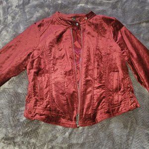 TORRID size 00 (10) Crushed Velvet Jacket